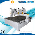 automatic 3d wood carving cnc router for sale , cnc woodworking machine with multi heads